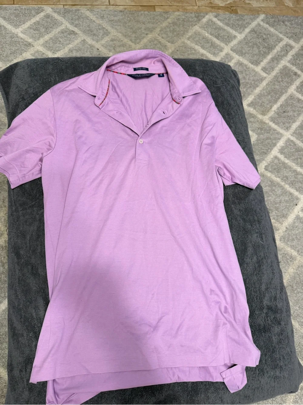 Polo by Ralph Lauren Lavender Men's Short Sleeve Polo